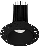 Lotus LED-2-S15W-L5CCTBK-T 2" Round Trimless Black 15W LED 5CCT 1000 lm 38° Wet Air-Tight
