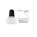 ASD Lighting ASD-CD-TS-2D8AC-WH | LED Trimless Downlight Square 2" 8W  CCT Selectable 2700/3000/3500/4000/5000K Dimmable White ETL Energy Star