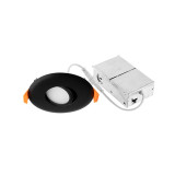 ASD Lighting ASD-JBR-GBA-3D6AC-BK-6PACK | LED Round Recessed Mini Panel Gimbal Airtight 3" 6W Dimmable CCT Selectable 2700/3000/3500/4000/5000K Black UL