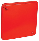 Southwire | 52C1-VTRED | 4-inch Sq Cover Plenum Red Flat