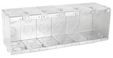 Topaz Part No. TB-635-G | Gangable Masonry Box 3-1/2-inch Dp 6 Gang