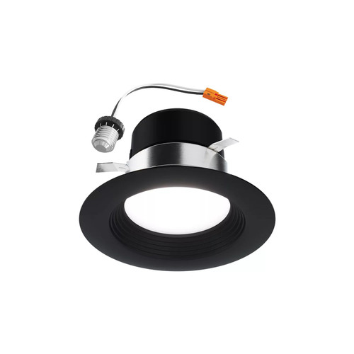 Halo | LTT409FSMB | 4-inch Recessed Baffle LED Trim, 930 lumens, 90+ CRI, field selectable CCT:
