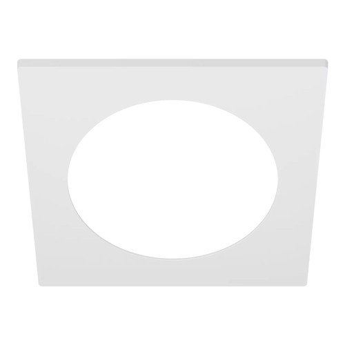 Halo | HLA6SDOMW | 6-inch Square Overlay, (Converts round fixture to square), Paintable Matte White