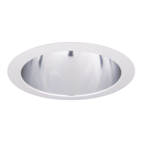 Halo Commercial | 61NDHBF | 6” conical reflector, narrow 55° beam angle 0.97 SC, Semi-specular clear, Black Flange option available