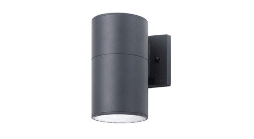 ASD Lighting ASD-OCLR-1A-BK | Bulb Round 1-side Outdoor Wall Cylinder 1xE26 60W 120V Black ETL