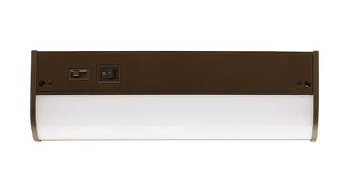 ASD Lighting ASD-UCB-12D5CC-BZ | LED Under Cabinet Bullnose 12inch 5W 120V Triac 3000/4000/5000K Hardwired, On/Off Switch, Bronze ETL