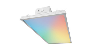 ASD Lighting ASD-WHB7-160RGBW | LED Smart RGBW Linear High Bay 160W 120-277V 120Lm/W 3500-5000K App Control White UL