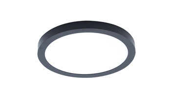 ASD Lighting ASD-LPR-7D15BK | LED Round Panel 7inch 15W 120V Triac 2700/3000/4000/5000/6500K Black ETL ES
