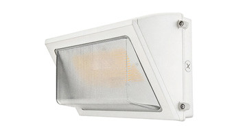 ASD Lighting ASD-WLP01-120A-PC-WH | LED Traditional Wallpack with Photocell 80/100/120W 120-277V 0-10V Dimmable 150Lm/W 3000/4000/5000K White UL DLC Premium