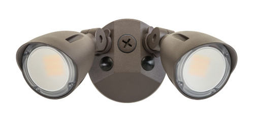Keystone | KT-SFLED20PS-D1-8CSB | LED Dual Head Security Light | Power Select 20/15/10W | Color Select 3000/4000/5000K | IP65 rated | 120-277V Input | Fro