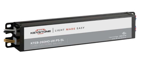 Keystone | KTEB-260HO-UV-PS-SL-CP | 2x F48T12HO, 120-277V, Program Start, 9" Case