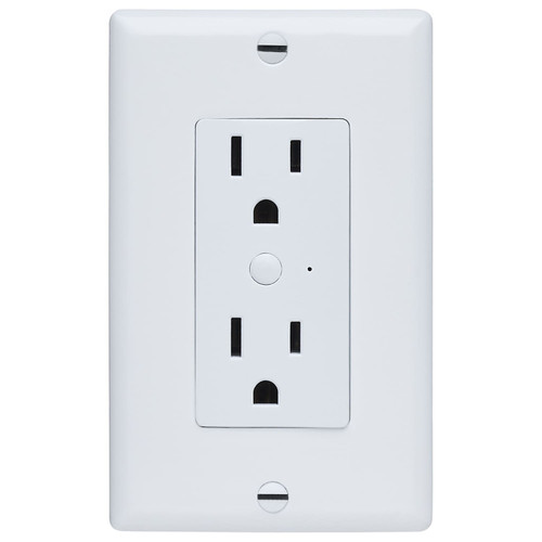 Satco | S11579 | Starfish Smart Wired Dual Receptacle Wall Outlet
