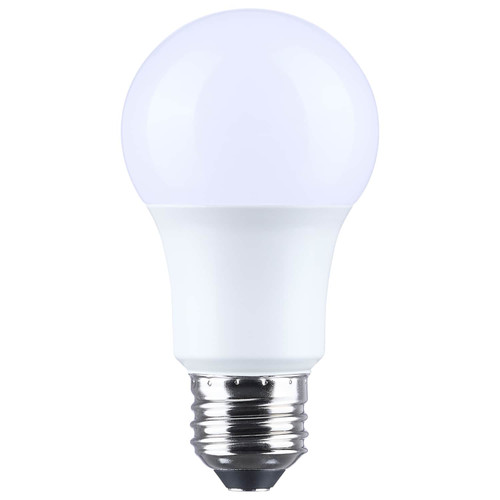 Satco | S14361 | 9.8 Watt LED A19 5000K CCT Medium Base Plastic 120 Volt 1-Pack