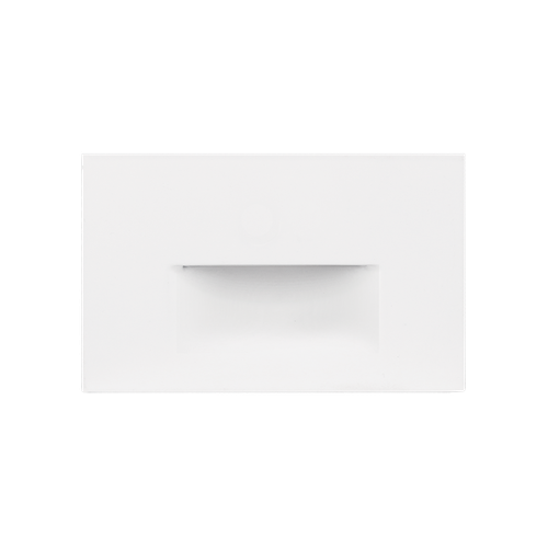 Luxrite | LR38002 | 3W STANDARD HORIZONTAL STEP-LIGHT - 5CCT SELECTABLE WHITE FINISH