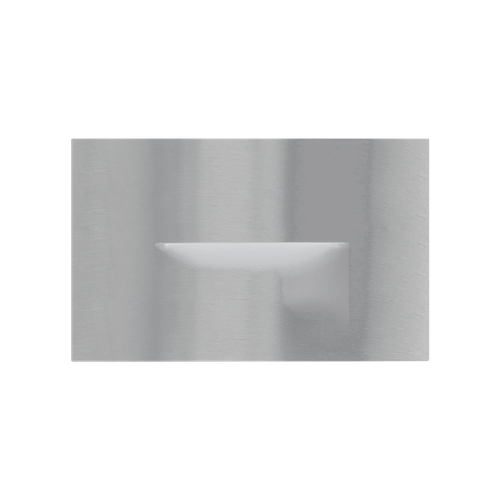 Luxrite | LR38012 | HORIZONTAL STEP-LIGHT COVER PLATE - BRUSHED NICKEL FINISH