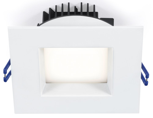 Lotus LL4SR-40K-WH 4" Square Regressed Plenum 14.5W LED Downlight 4000K White 95° 950 lm Wet