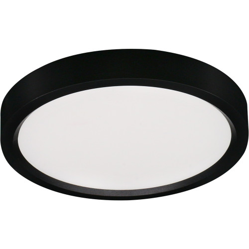 Lotus ADS12R9-5CCT-BK 12" Round Surface Mount Black Edgelit Disk LED 22W 5CCT 27-30-35-40-50K