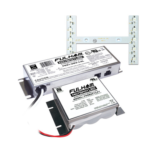 Fulham FHSKITT08LHF | FireHorse Hot Spot 1 Emergency Lighting Retrofit Kit, 8W, 1,000 Lumens