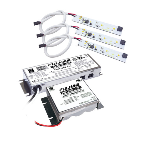Fulham FHSKITT10LNF | FireHorse Hot Spot 1 Emergency Lighting Retrofit Kit, 10W, 1,350 Lumens