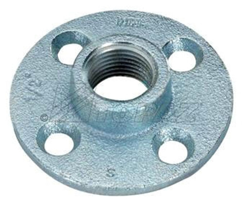 Topaz Part No. 295 1-1/2-inch Rigid Floor Flange Plates Malleable Iron (Old Model No. 295)