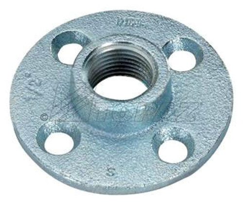 Topaz Part No. 293 1-inch Rigid Floor Flange Plates Malleable Iron (Old Model No. 293)
