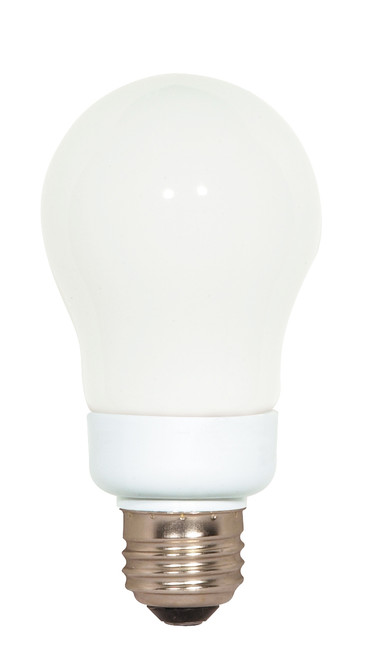 Main image of a Satco S7286 CFL A19 light bulb