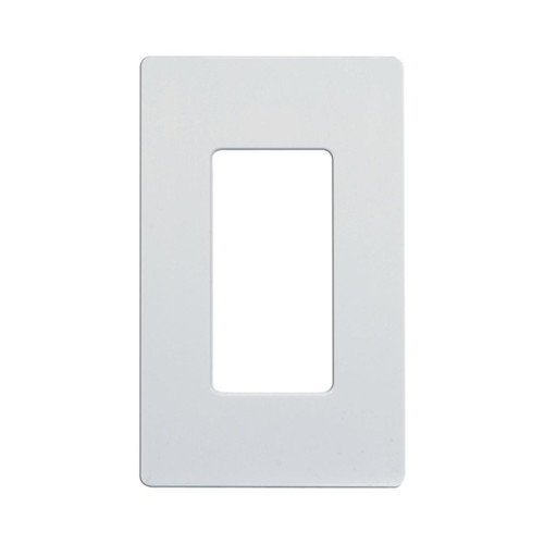 Satco 96-121 | Wallplate For Dimmers And Sensors; 1-Gang; White Finish; Lutron