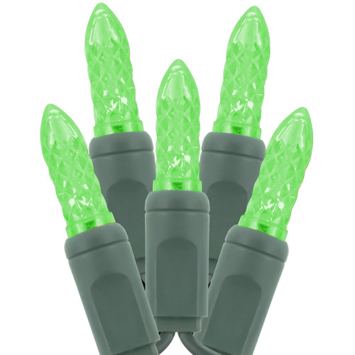 American Lighting MINI-50/6-G-GR-S | 25-ft. Standard LED Holiday Mini String Light, Green