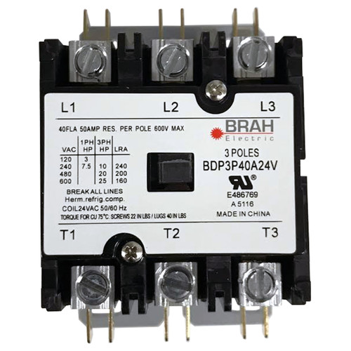 BRAH Electric | BDP3P40A24V-BH | BDP3P40A24V