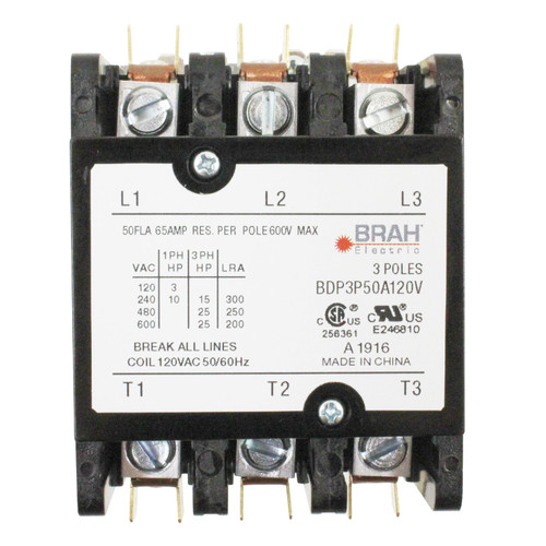 BRAH Electric | BDP3P50A120V-BH | BDP3P50A120V