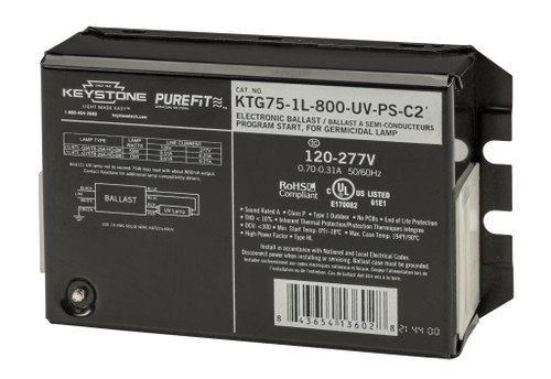 Keystone | KTG75-1L-800-UV-PS-C2-K | KTG75-1L-800-UV-PS-C2