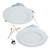 Halo | CJB6099FS1EMWR-12P | 6 inch 2-in-1 Installation 900lm, 5CCT, integrated JBox, Matte White, 12 Pack