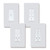 WaveLinx | WST-C-5D-Z | WST-C Wallstation 5 button, Dimming Zone
