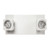 Cooper | AP2HSQLED30 | LED Emergency Light, Two Square LED Heads with capacity to power additional remotes , 30 Feet Coverage, White