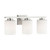 Efficient Lighting EL-250-03-BN | EL-250-03 Interior Wall Mount Bathroom Vanity Lighting Fixture - Brushed Nickel, Fixture only, no bulb included