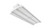 ASD Lighting ASD-NHB-ST-220 | LED Linear Narrow High Bay with Q-base STANDARD series 130/160/220W 120-277V 0-10V Dimmable 170Lm/W 3500/4000/5000K White UL DLC Premium