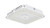 ASD Lighting ASD-CAN09S-A100WH | LED Edge-Lit Canopy with Q-base 60/70/100W 120-277V 0-10V Dimmable 140Lm/W 3000/4000/5000K White UL DLC Premium