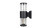 ASD Lighting ASD-WGLR-2E26RT-BK | Bulb Round Outdoor Wall Cylinder RETRO series 2xE26 120V Black ETL