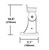 Nicor | OAL2POLEJARMBZ | OAL(v2) Bronze Adjustable Pole Arm
