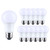 Satco | S14354 | 9.8 Watt LED A19 2700K CCT Medium Base Plastic 120 Volt 12-Pack