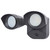 Satco | 65-1402 | 20 Watt LED Dual Head Security Flood Light 7.64 x 7.05 x 4.65 80 CRI 3000K/4000K/5000K CCT Bronze Finish Wet Location Ra