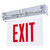 Satco | 67-350 | Edge Lit Exit Sign Chicago Approved White Housing 120-277V 90 min Backup Single Face Recessed Ceiling and Wall Mounting