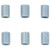 Satco | S70-600 | 6 Steel Nipples 1/2 IPS Running Thread 1/2 Inch