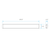 Luxrite | LR25166 | 8' LINKABLE LINEAR WRAP - 5CCT & 4 WATTAGE SELECTABLE