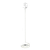 Luxrite | LR43757 | 2.5" CYLINDER SYSTEM - 8' ADJUSTABLE CABLE H-TRACK ADAPTER - WHITE FINISH