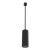 Luxrite | LR43758 | 2.5" CYLINDER SYSTEM - 8' ADJUSTABLE CABLE H-TRACK ADAPTER - BLACK FINISH