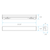 Luxrite | LR25360+EM | 2' VERY HIGH OUTPUT LINEAR FIXTURE SENSOR READY - 5CCT & 4 WATTAGE SELECTABLE + EM