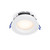 Lotus LL4RR-30K-WH 4" round plenum-rated regressed LED downlight, white trim