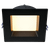 Lotus LE6SR-5CCT-BK 6" Square Deep Regressed Eco 14.5W LED Downlight 5CCT 27-30-35-40-50K Black