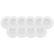 Lotus 10P-AD-107T-4K-WH-12V 10 Pack Puck Light 3" LED 2.2W 12V Dim 4000K with White Trim only
